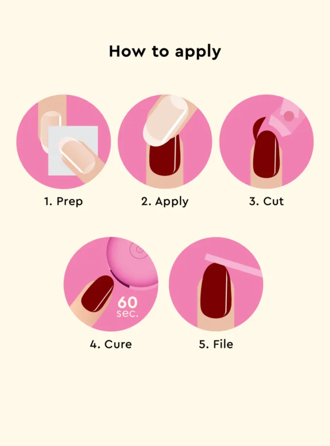Gel Strips - Rouge Dahlia