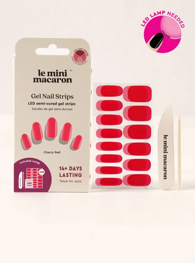 Gel Strips - Cherry Red